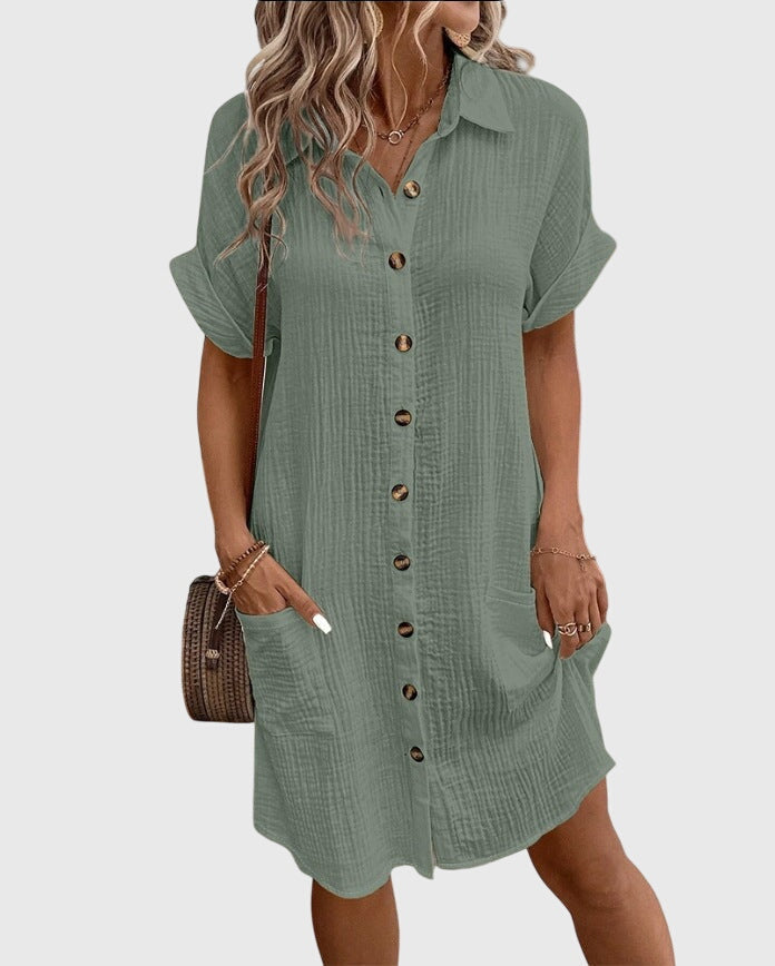Caroline™ | Luxurious Cotton Dress