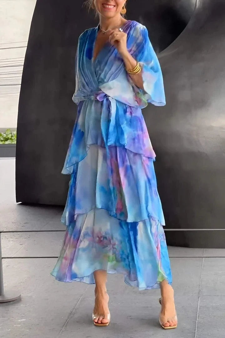 Lucia™ | Graceful Chiffon Dress
