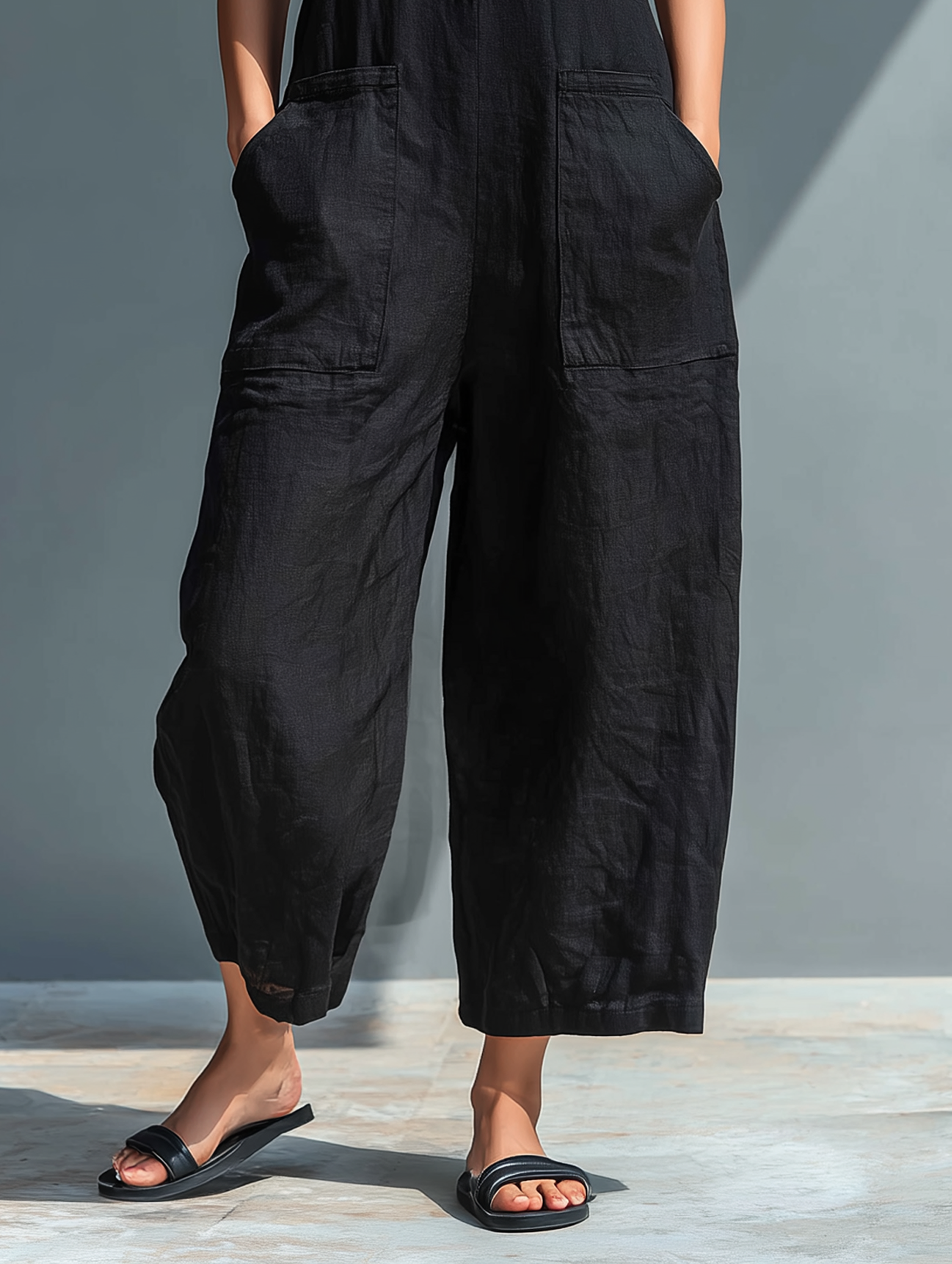 Clara™ | Chic Linen Jumpsuit for Effortless Elegance