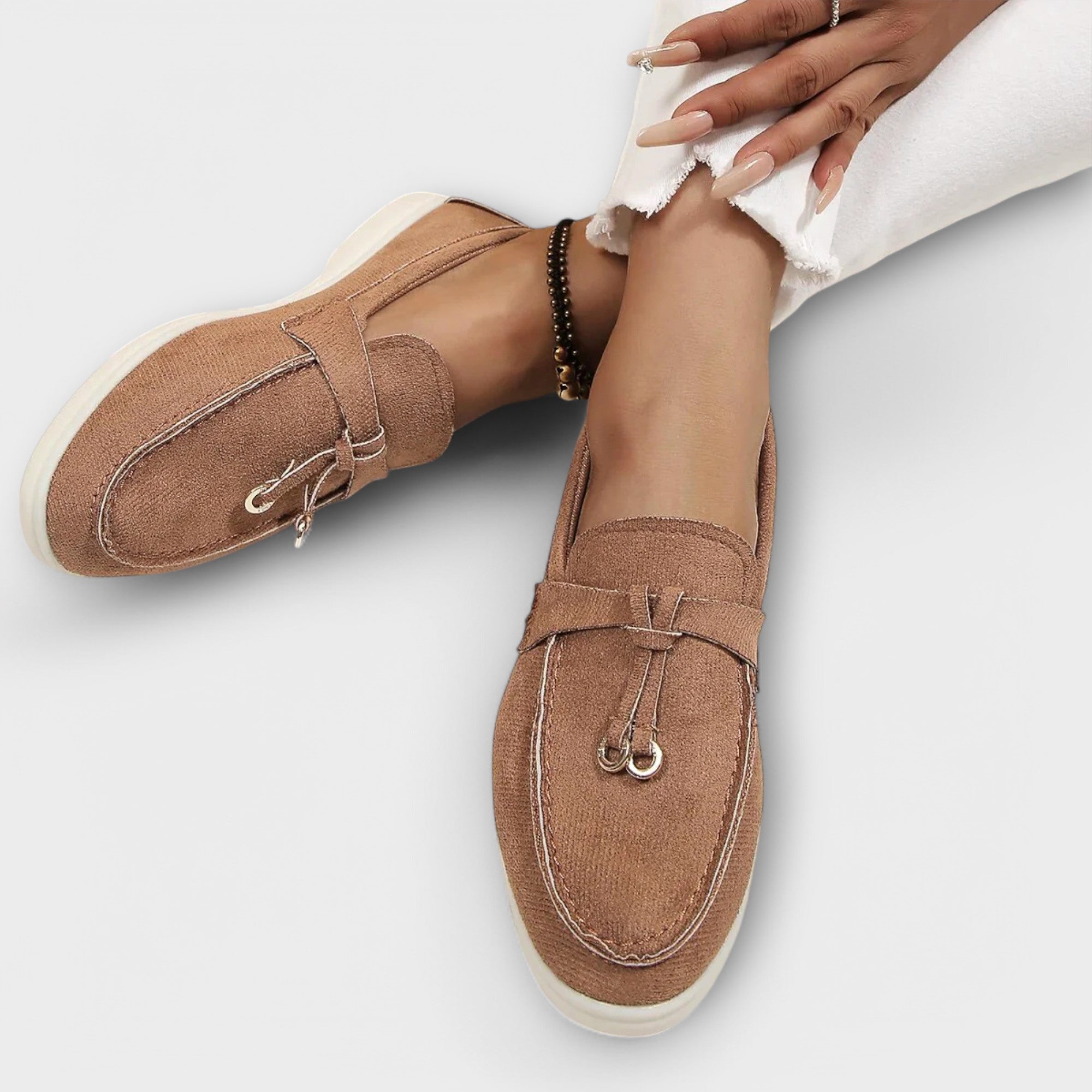 Gabriella™ | Chic Leather Loafers for Sophistication