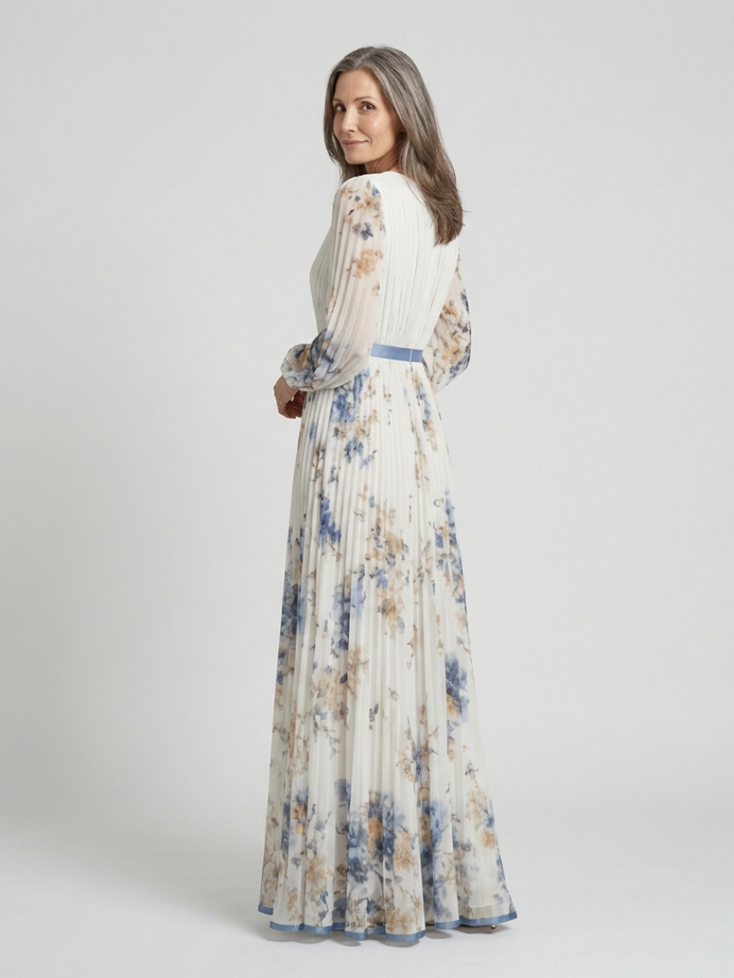 Lavinia™ | Floral Maxi Dress in Luxe Fabric