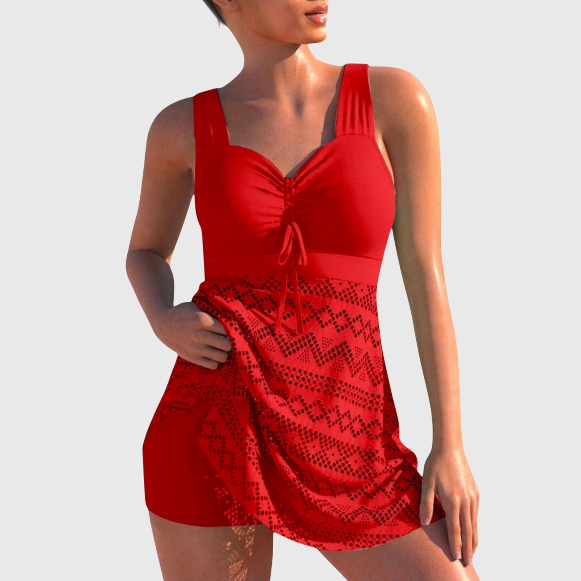 Isabella™ | Chic Two-Piece Swimwear with Skirt