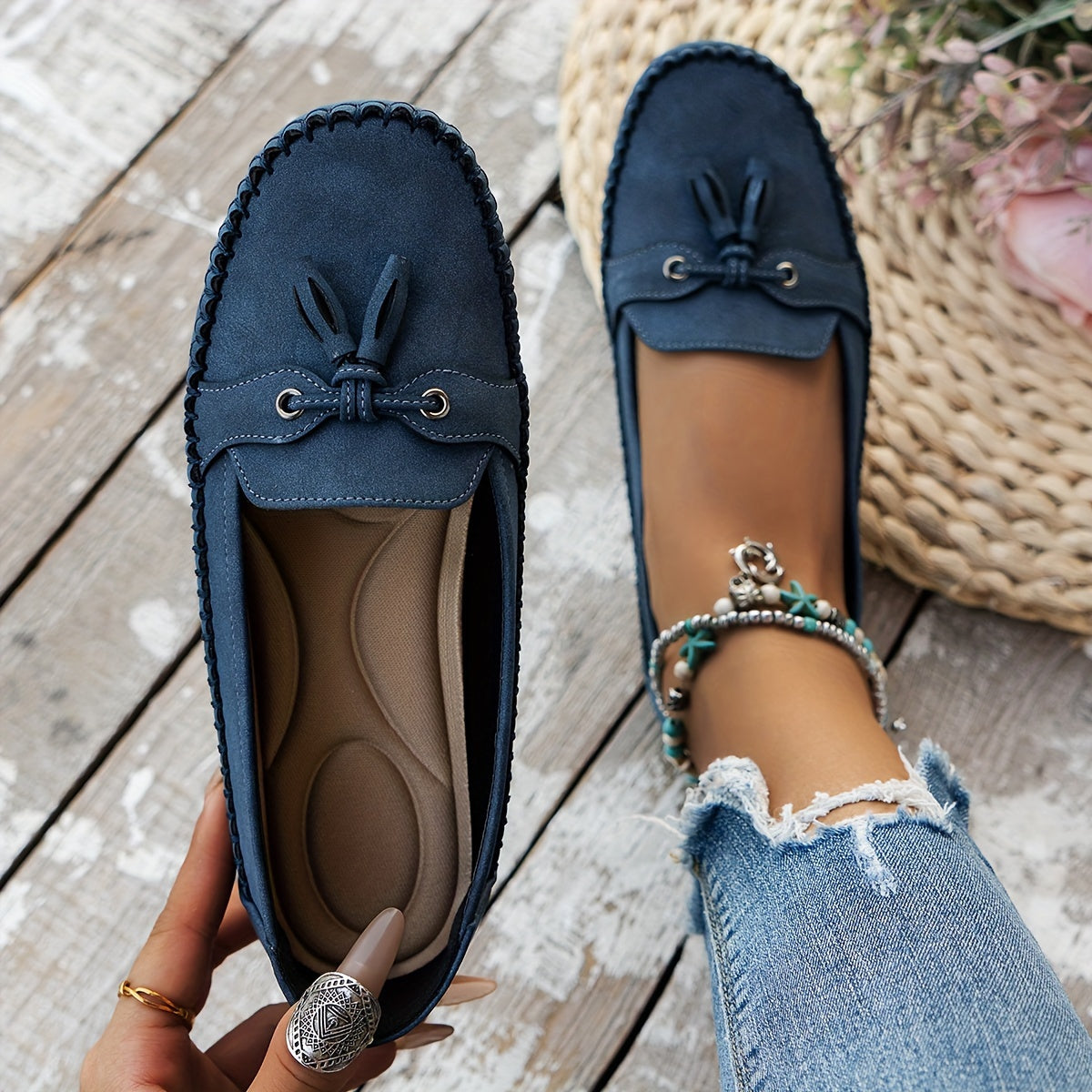 Nadine™ | Timeless Tassel Loafers for Effortless Elegance