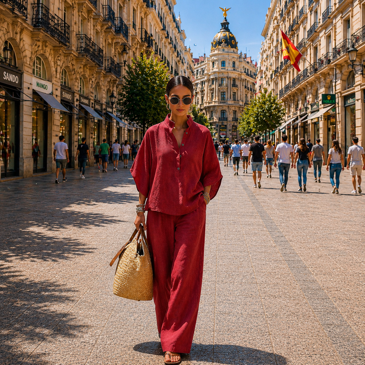 Mariel™ | Chic Batwing Sleeve Set for Effortless Elegance