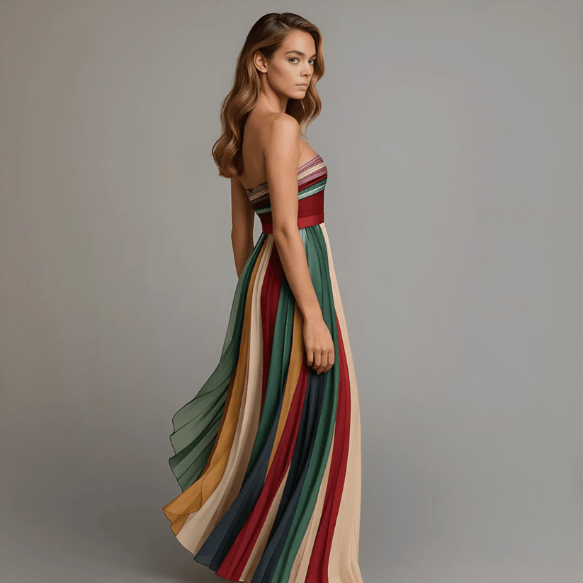 Mira - Vibrant Sleeveless Maxi Dress