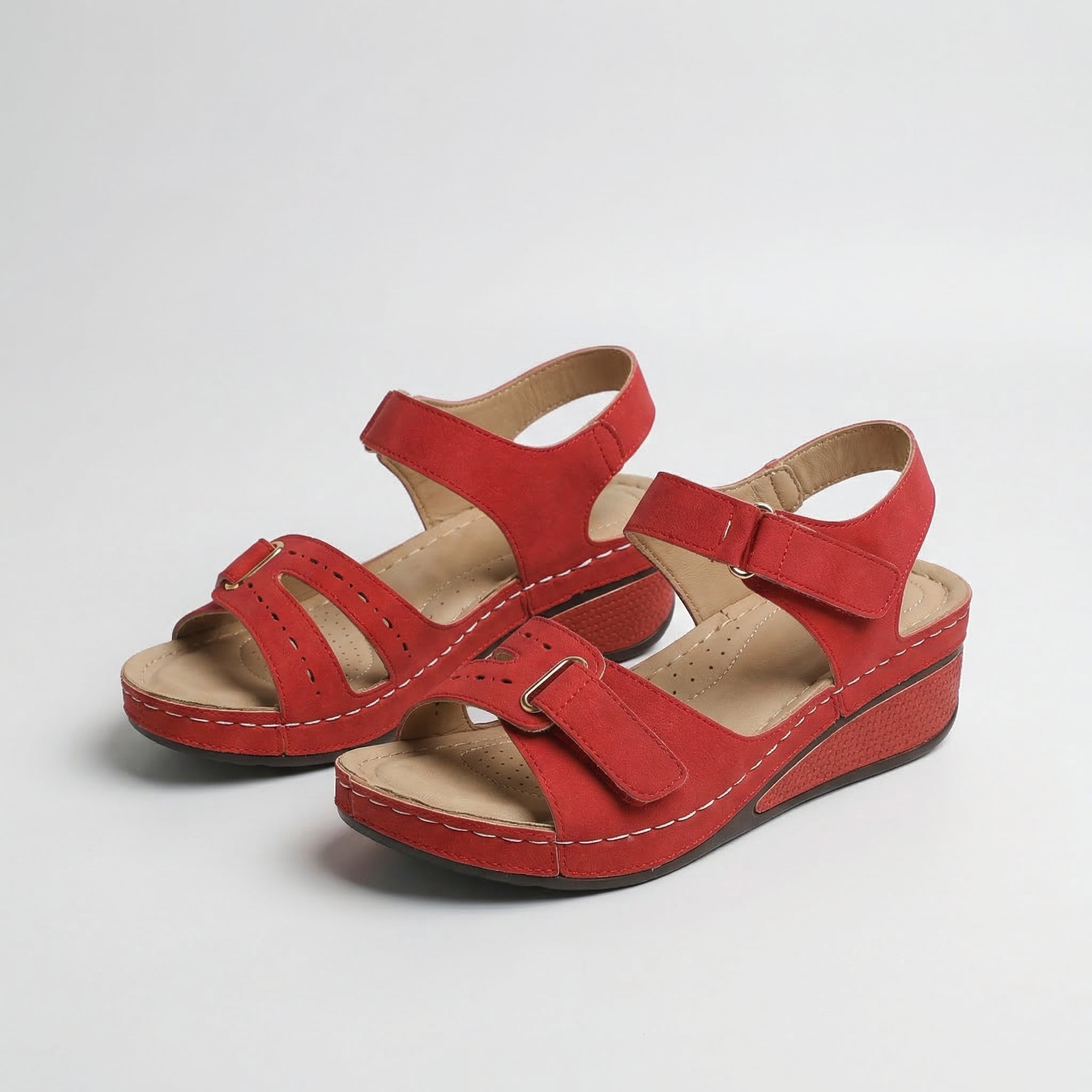 Lila™ | Chic Orthopaedic Wedge Sandals for All-Day Comfort
