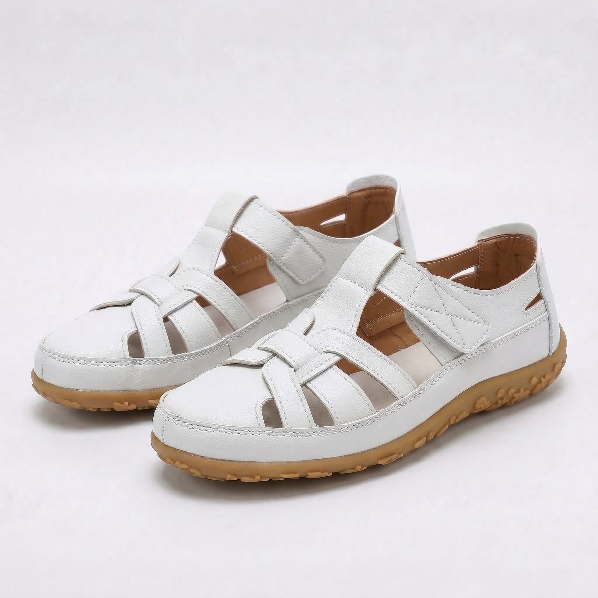 Lea™ | Chic Leather Sandals for Everyday Elegance