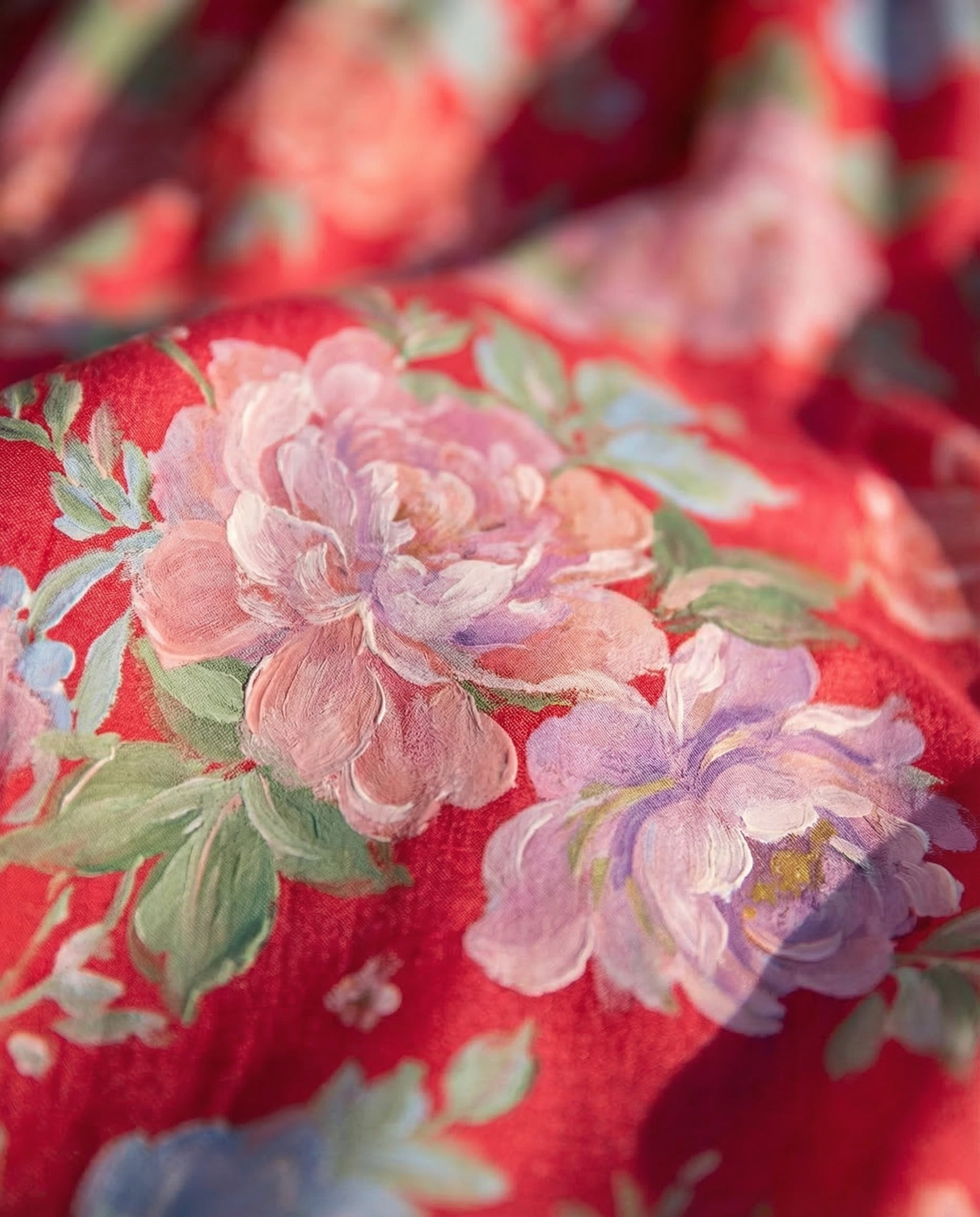 Lila™ | Graceful Floral V-Neck Dress