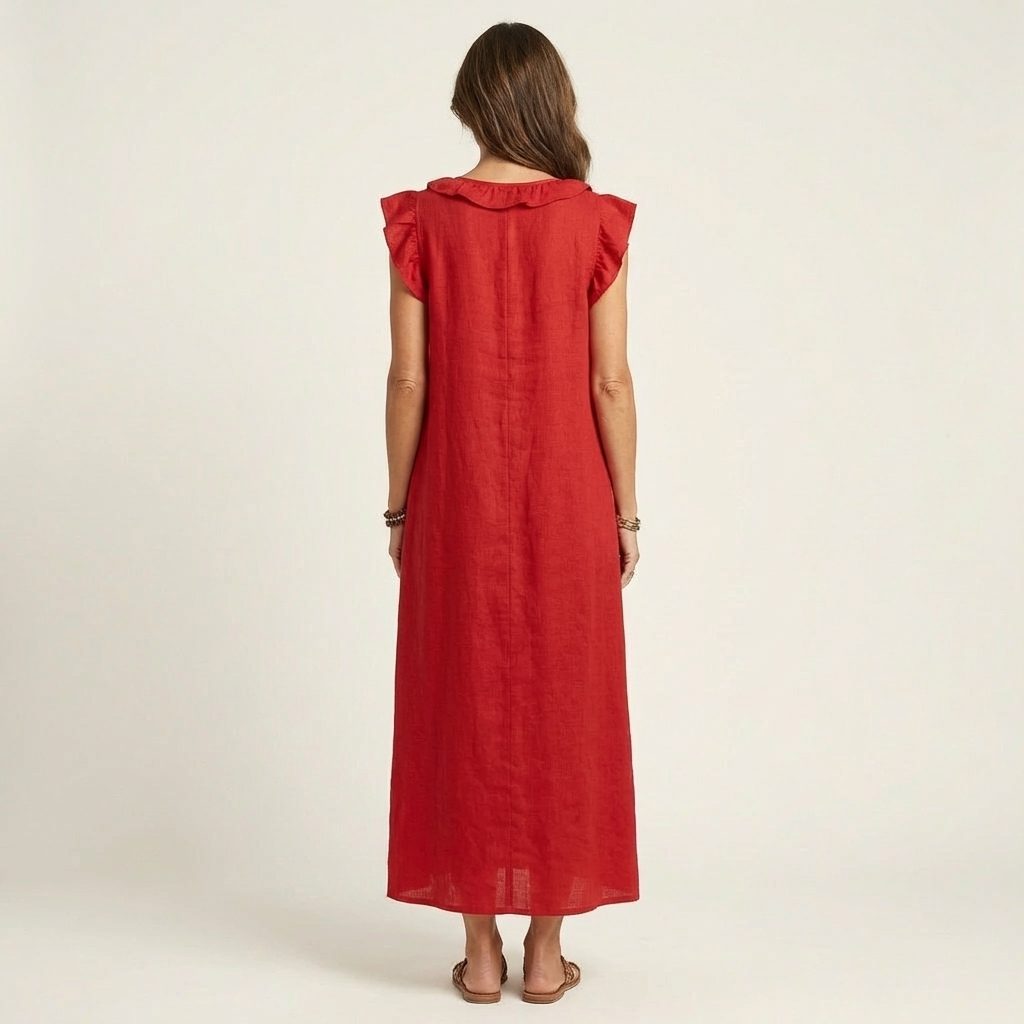 Josette - Linen Maxi Dress