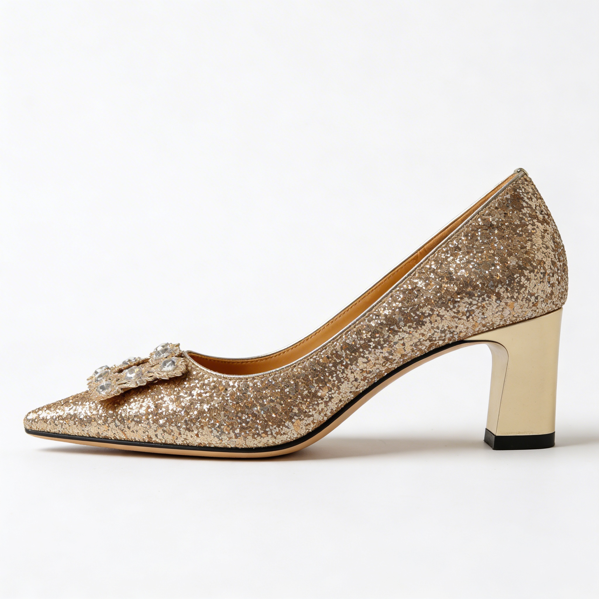Magdalena™ | Chic Orthopaedic Glitter Heels for Elegance