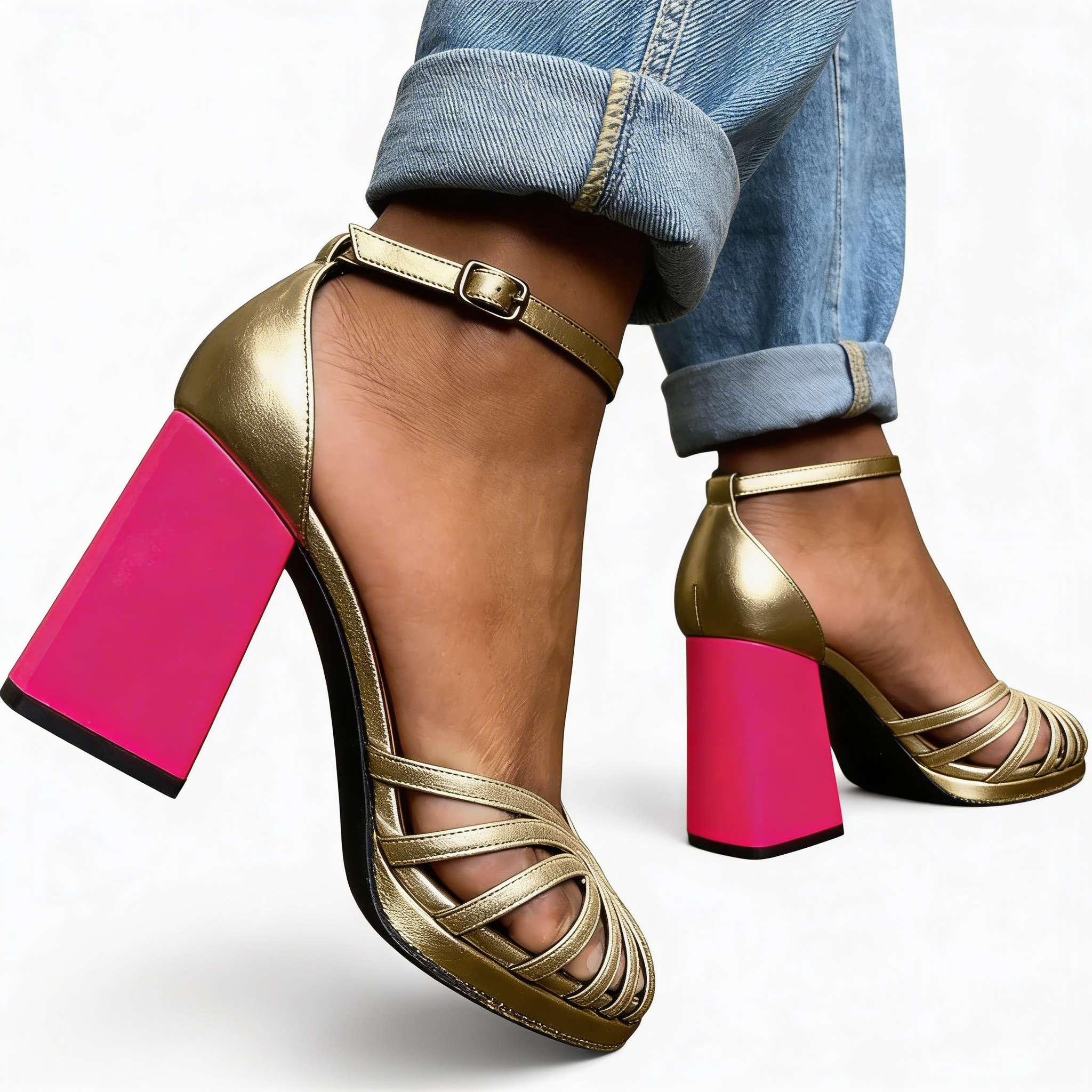 Weronika™ | Chic Leather Heels for Confidence