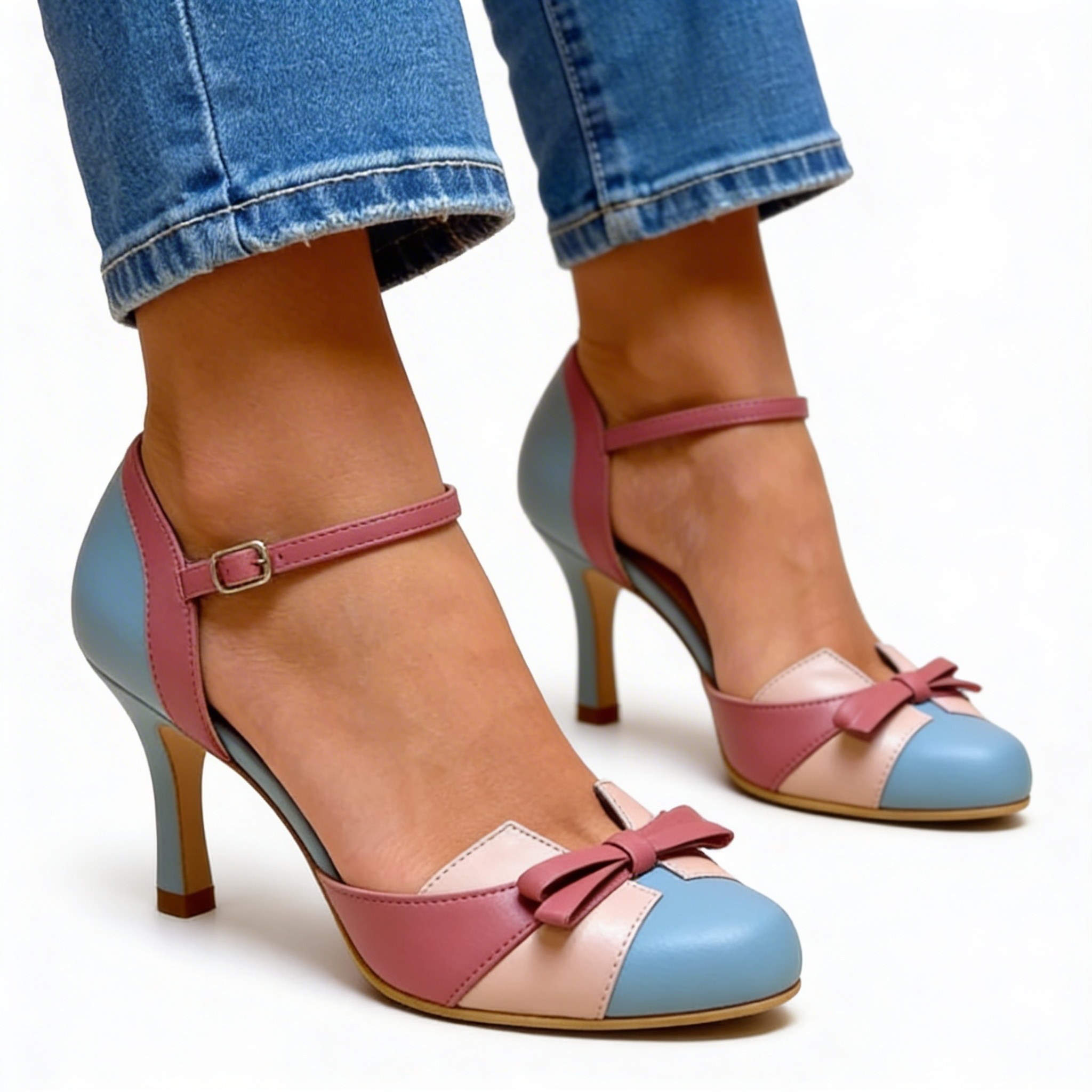 Isabella™ | Chic Leather Heels for Confidence