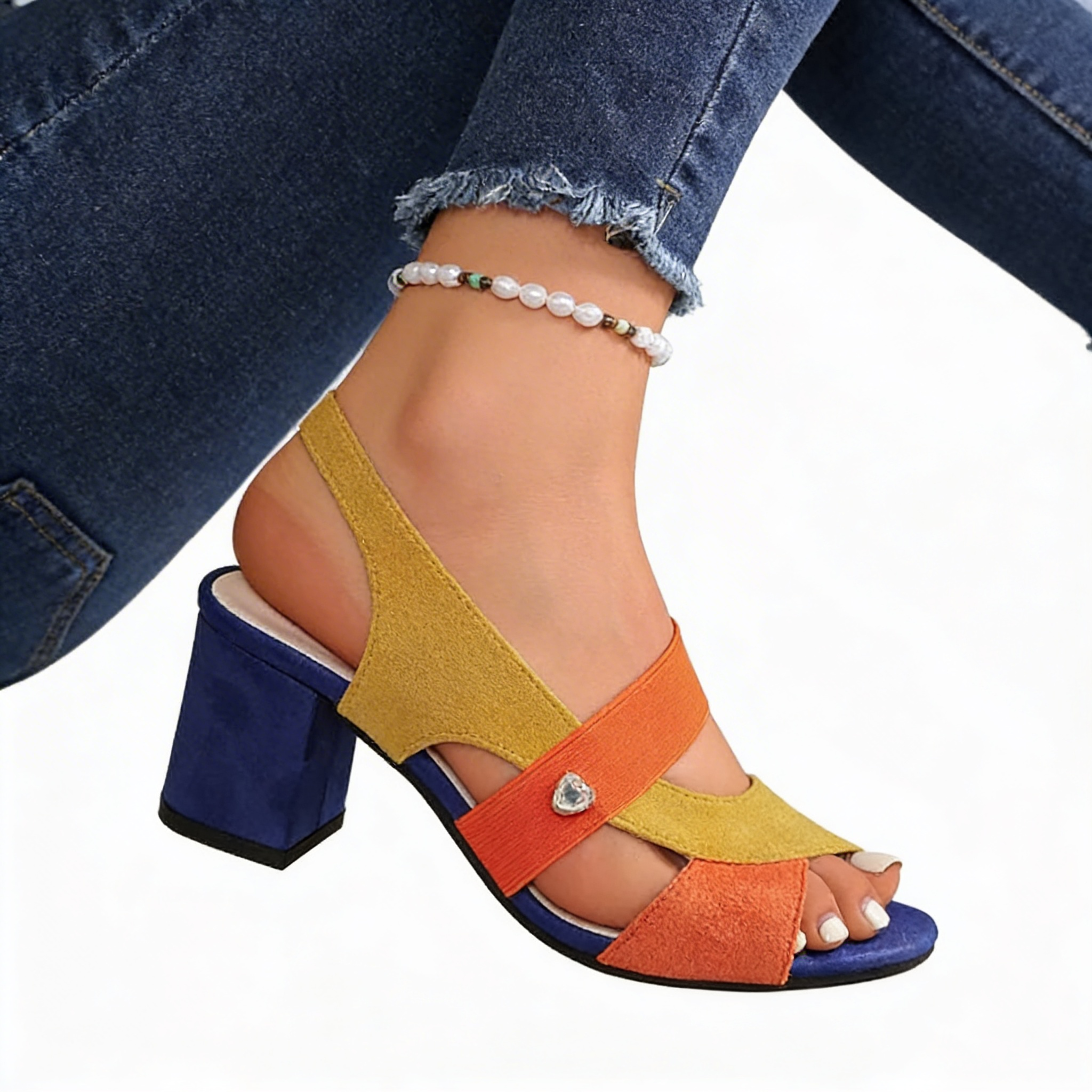 Lucia™ | Chic Leather Heels for Allure