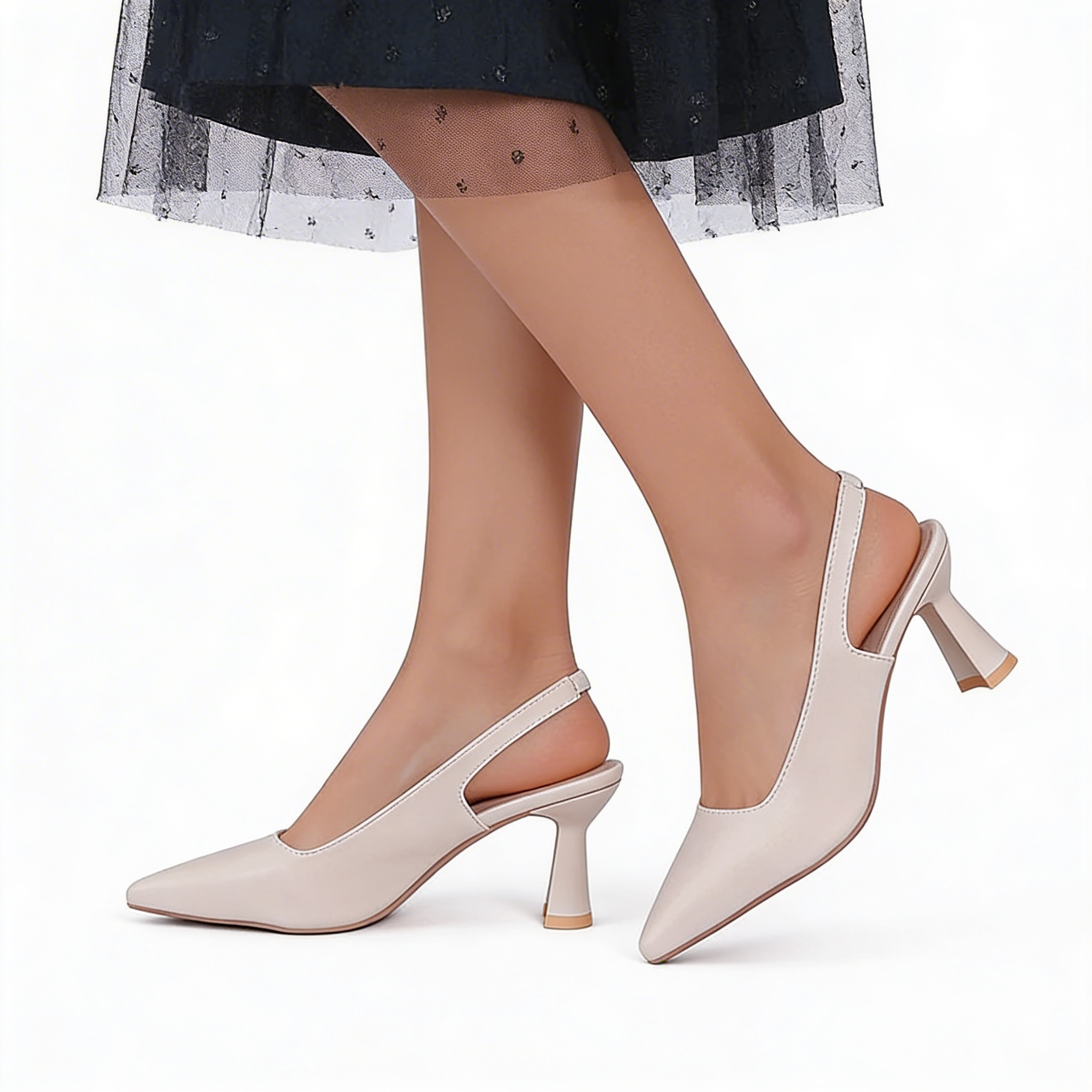 Isabella™ | Chic Leather Heels for Every Occasion