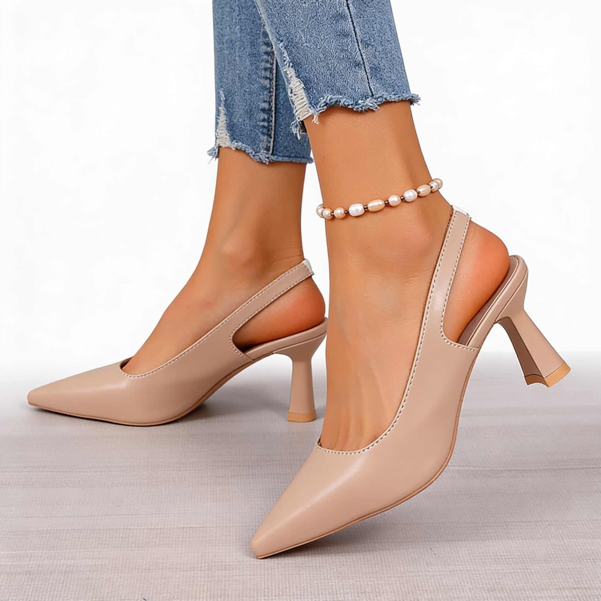 Isabella™ | Chic Leather Heels for Every Occasion