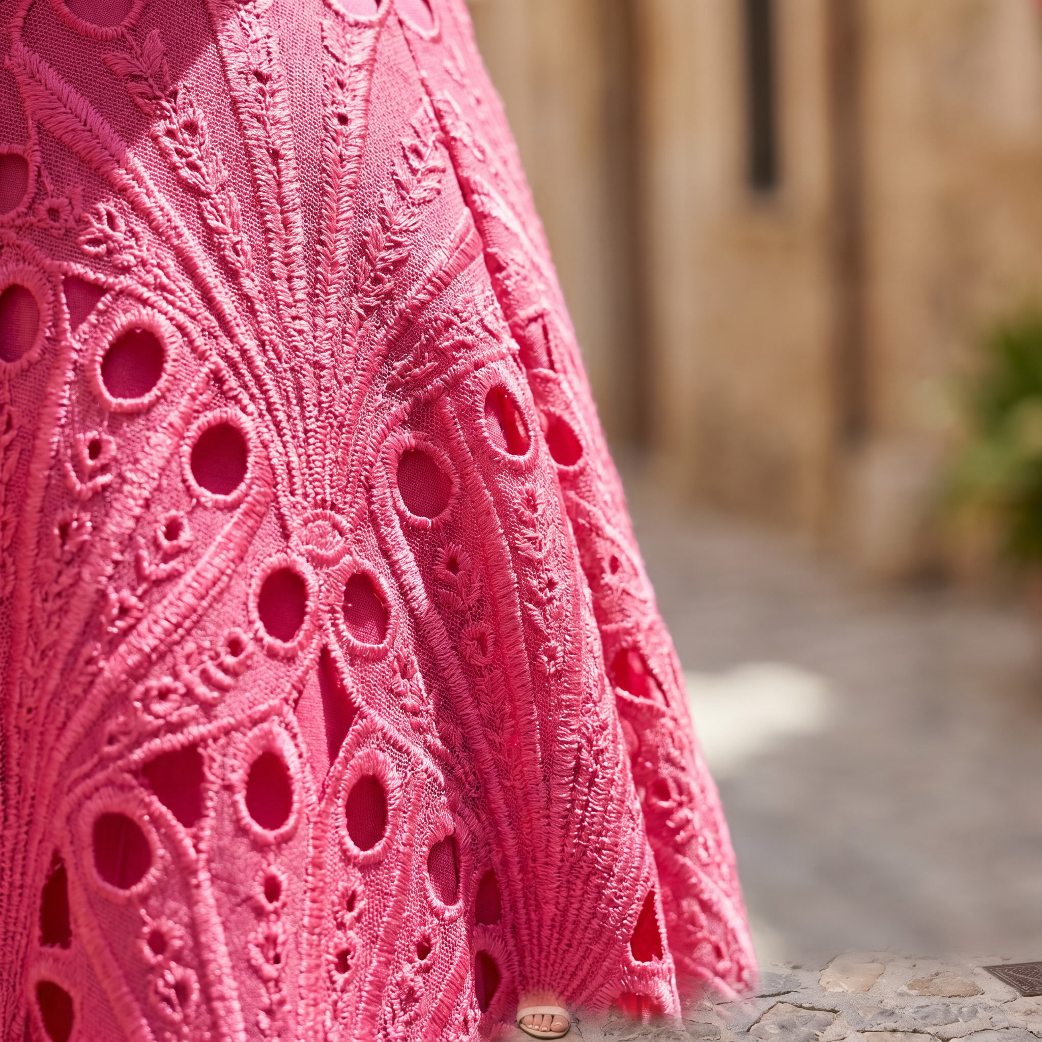 Olivia - Sophisticated Lace Midi Dress