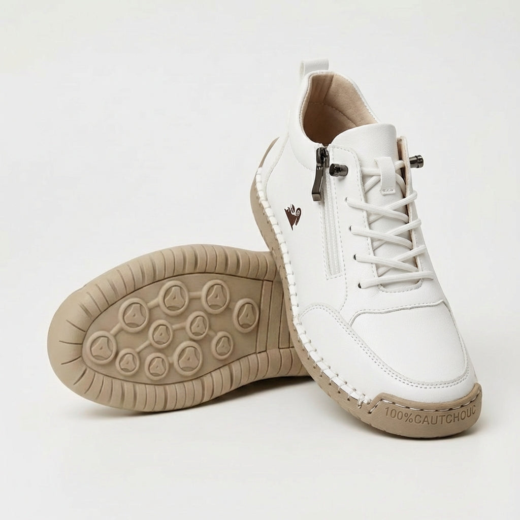 Flora™ | Chic Orthopaedic Shoes with Zip