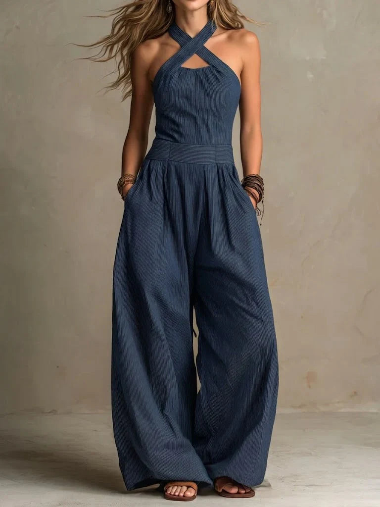 Bianca™ | Chic Linen-Cotton Jumpsuit