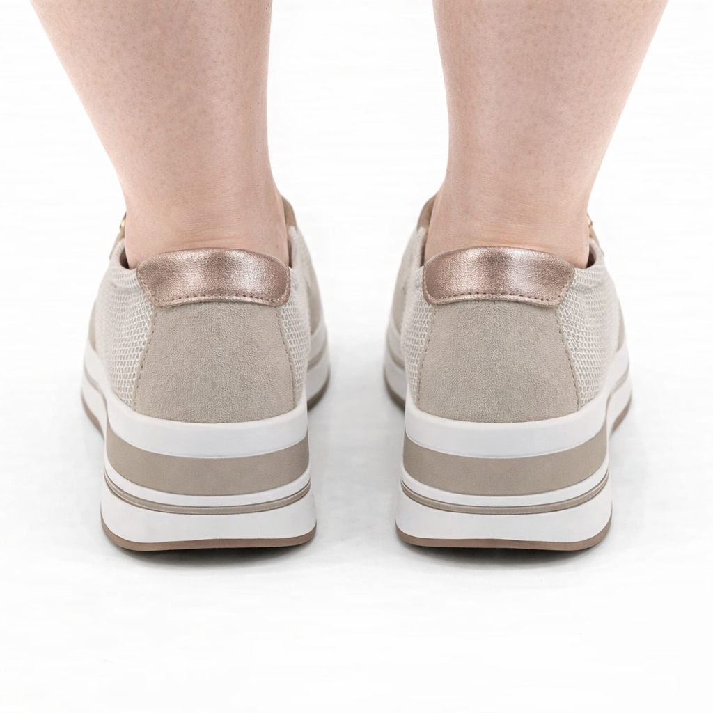 Lila™ | Luxe Moccasin Wedge for Comfort