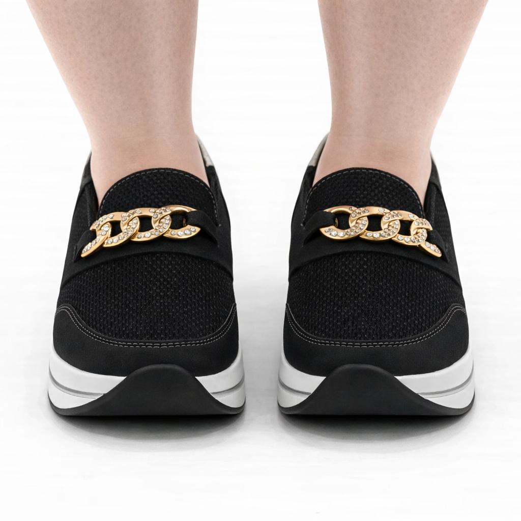 Lila™ | Luxe Moccasin Wedge for Comfort