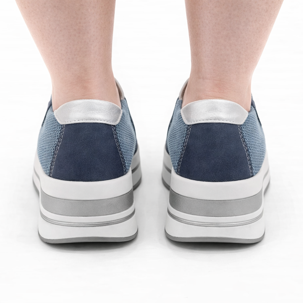 Lila™ | Luxe Moccasin Wedge for Comfort