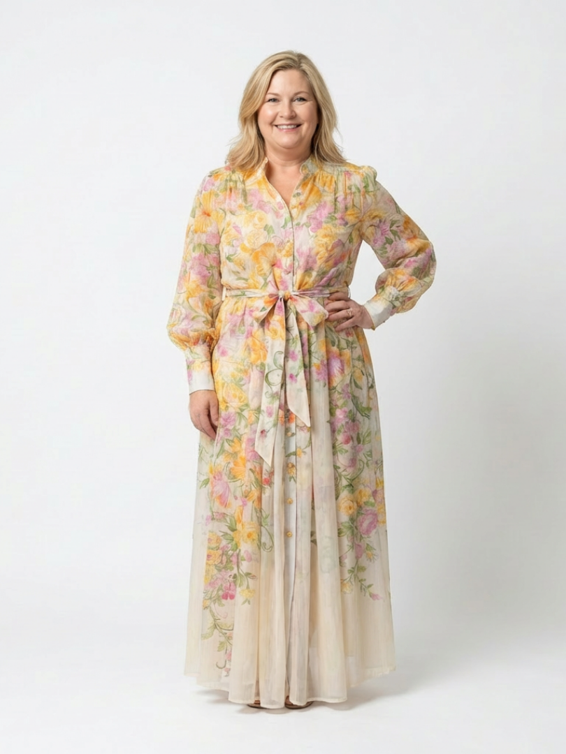 Cressida™ | Ethereal Maxi Dress in Floral Design