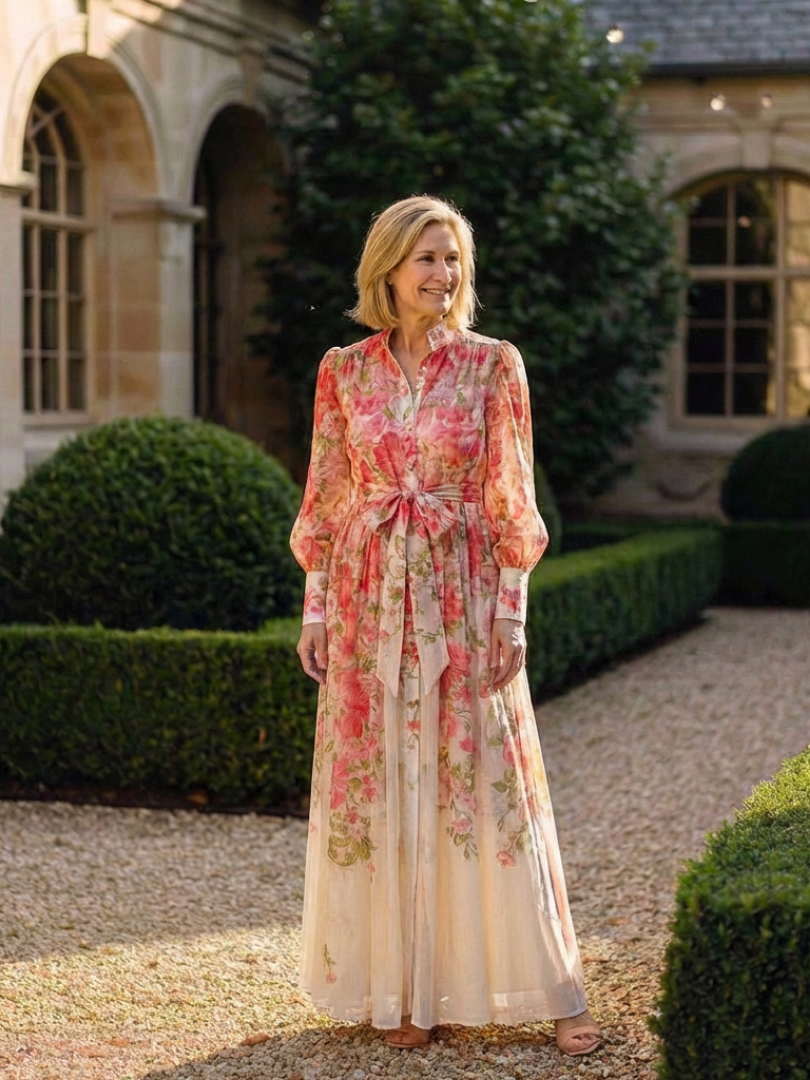 Cressida™ | Ethereal Maxi Dress in Floral Design